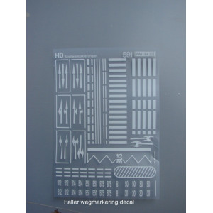 Faller wegmarkering decal