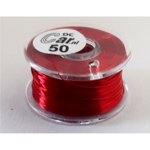 DC-Car Lakdraad rood 50m
