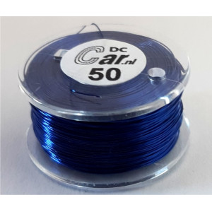 DC-Car Lakdraad blauw 50m