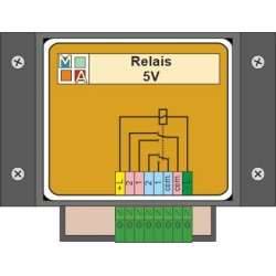 Relais 5V in behuizing