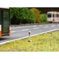 Wegmarkeringspaal met IR...