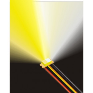 Duo LED 0603 yellow/white...