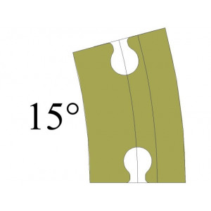 R3 Standaard bocht 15º...