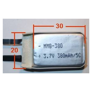 LiPo 3,7 V 380 mAh