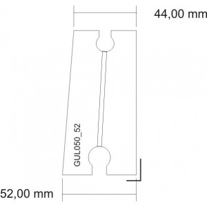 Overgang 52 mm - 44 mm...