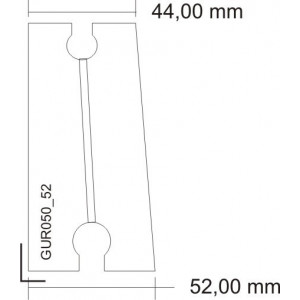 Overgang 52 mm - 44 mm...